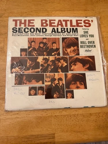 The Beatles Second Album 1964 US 1st Pressing T-2080 - 12" Vinyl Record