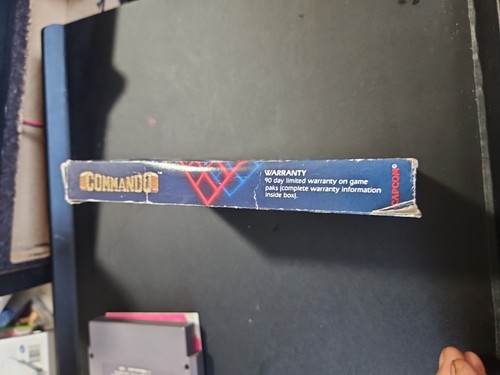 Commando (Nintendo Entertainment System, 1986) CIB , manual Cleaned And Tested - Picture 5 of 6