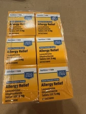 HealthCareAisle Allergy Rel - Levocetirizine Dihydrochloride 80 Tablets (6 Pack)