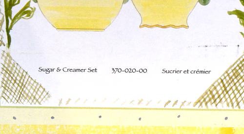 NIB Pfaltzgraff The Secrets of Pistoulet Sugar & Creamer Set 370-020-00 - Picture 4 of 24