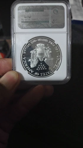 1993-P American Silver Eagle__NGC PF 69 Ultra Cameo__tough date