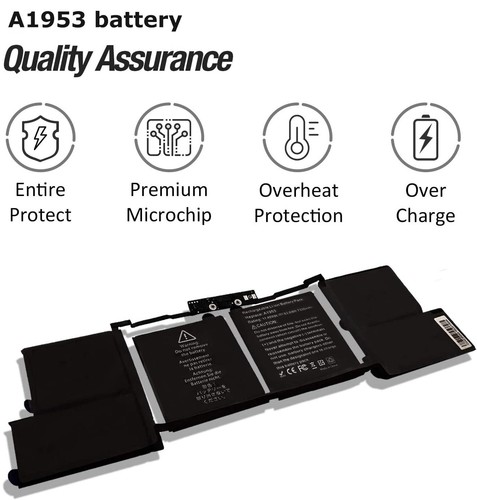A1953 A1990 Battery for Apple MacBook Pro 15" A1990 2017 2018 2019 Year 15 inch - Afbeelding 4 van 6