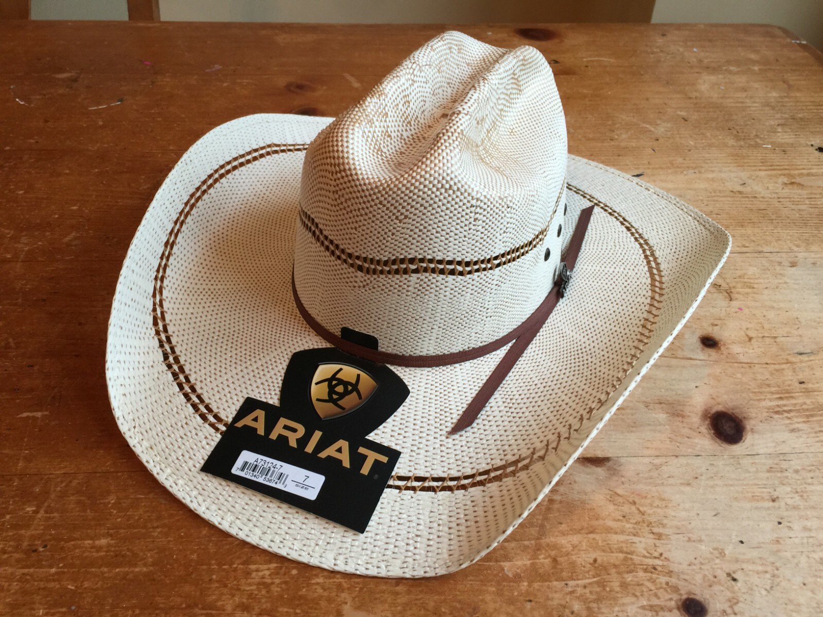 NWT ARIAT Men's 2-Tone Bangora Open 