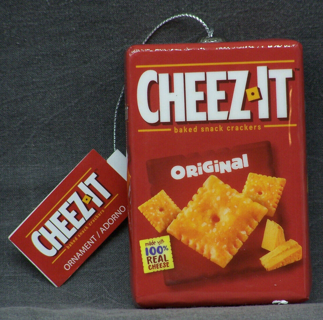 Ruz Christmas Ornament Cheez-it Baked Snack Crackers Original