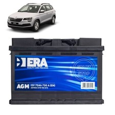 Batteria 70Ah A.G.M. per Skoda Karoq 1.6 2.0 TDI gasolio 2017+