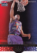 1996 NBA All-Stars Upper Deck USA Basketball Die-Cut Card #5 GH1 Grant Hill BASK