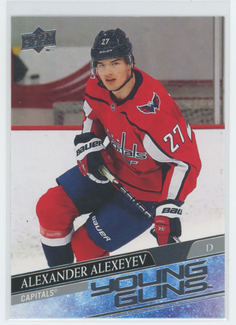 2020-21 Upper Deck Young Guns Alexander Alexeyev #203 Rookie