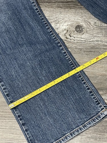 Vintage 90's Lucky Brand Dungarees Hendrix Jeans Pants Denim 38x32 - Picture 4 of 10
