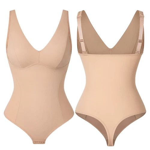 Shapewear Body Tank Tops Damen Bauchkontrolle Taille Trainer Ganzkörper Shaper - Bild 40 von 41