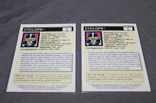 Tarjetas coleccionables Impel Universo Marvel 1990 ¡completan tu conjunto que elijas! - Imagen 24 de 464