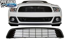 13 thru 14 Ford Mustang Roush High Airflow Front BLACK Grille - 40% More Flow