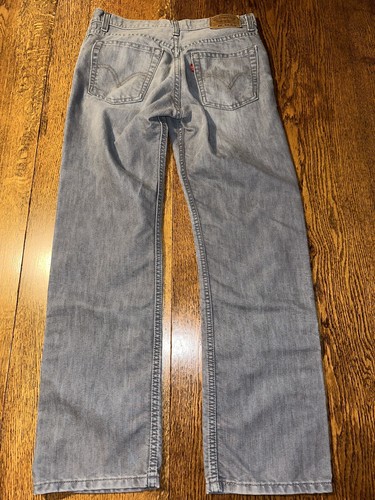 Levis RedTab Red Tab Jeans 505 KIDS Boys 16 Gray 28x28 Rigid No Stretch - Picture 3 of 15