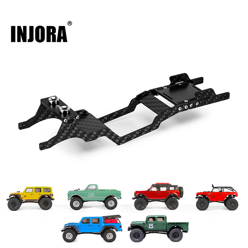 INJORA Universal LCG Carbon Fiber Chassis Frame Kit for 1/24