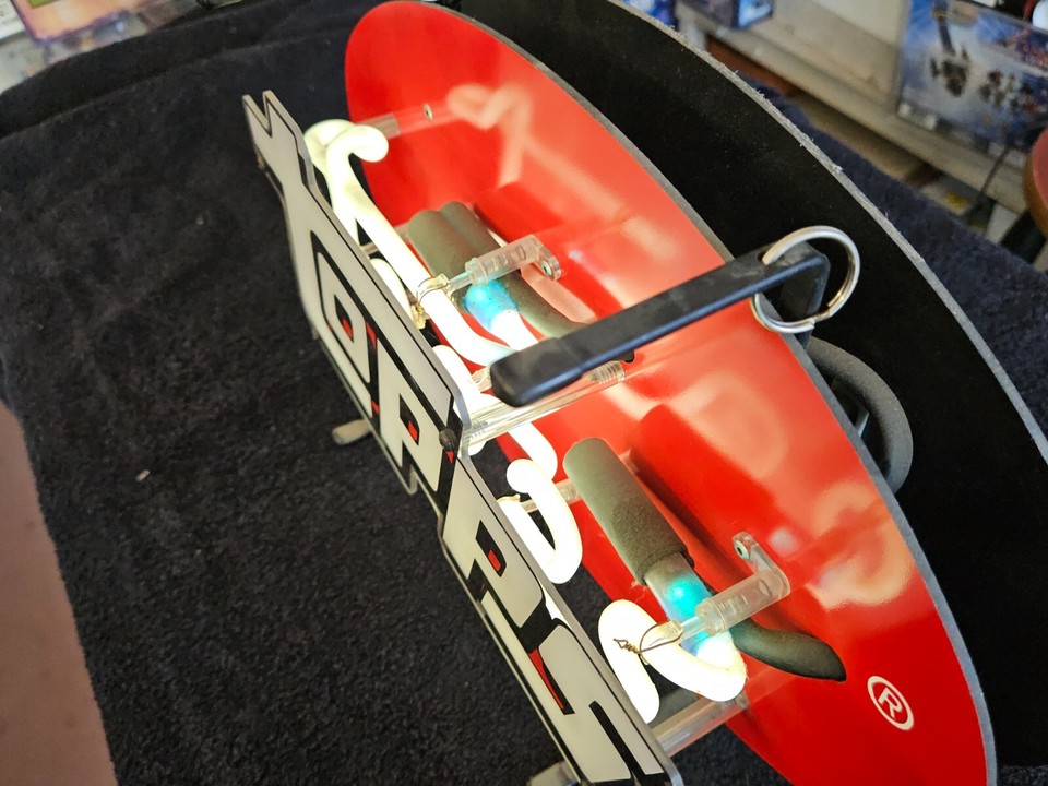 Vintage Topps Neon Light Advertising Store Display Sign 15.5