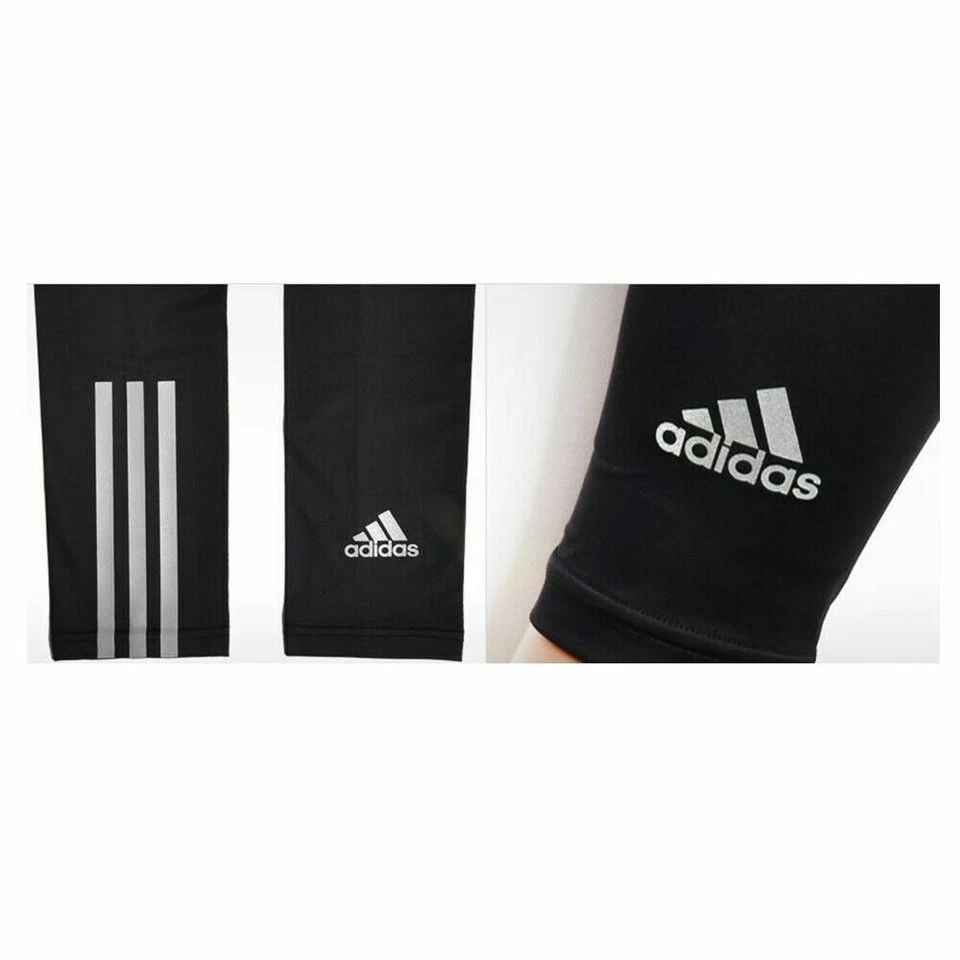 Adidas 2022 Auténtica Protección UV Brazo Manga Cubierta M Negro 1ea Foto 2 de 4