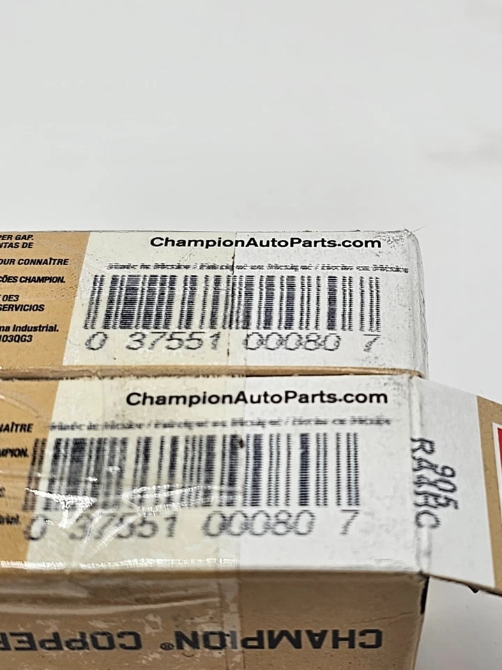 (CANTIDAD 4) Bujía Champion Copper Plus 905 RA4HC para 10 Ferrari 612 Scaglietti Foto 4 de 4