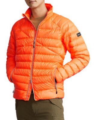 $448 RLX POLO RALPH LAUREN Packable Water Repellent Quilted Down