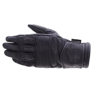 BKS 102 Bobber Ladies Leather Motorcycle Gloves Black
