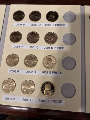 2000 - 2008 SACAGAWEA $1 P-D-S BU/ROLLS, SATIN PROOFS-35 COINS IN LITTLETON BOOK - Picture 5 of 5