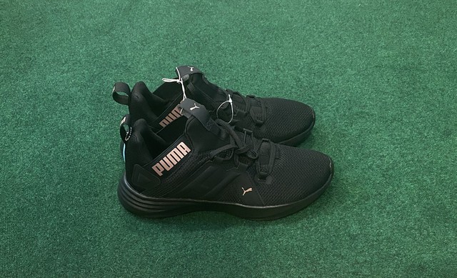 puma soft foam black