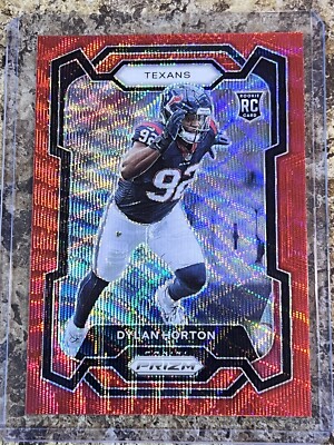 DYLAN HORTON 2023 PANINI PRIZM RED WAVE PRIZM ROOKIE CARD # d /149 #340