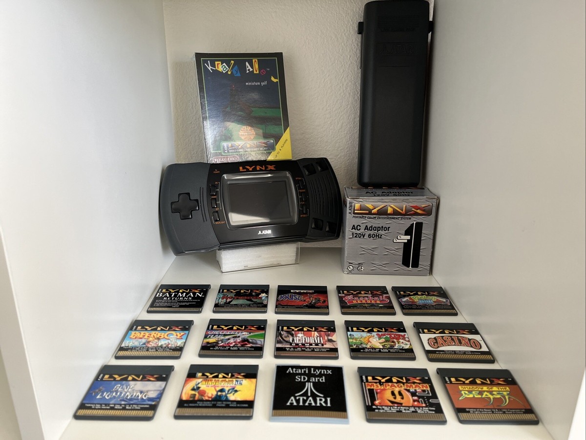 Atari lynxセット Atari Lynx II Bundle (Sealed Krazy Ace Golf and Multi-Cart w