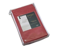 Purespun Pillowcase Set Long-Staple 100% Cotton Red Welspun 20" x 30" Standard