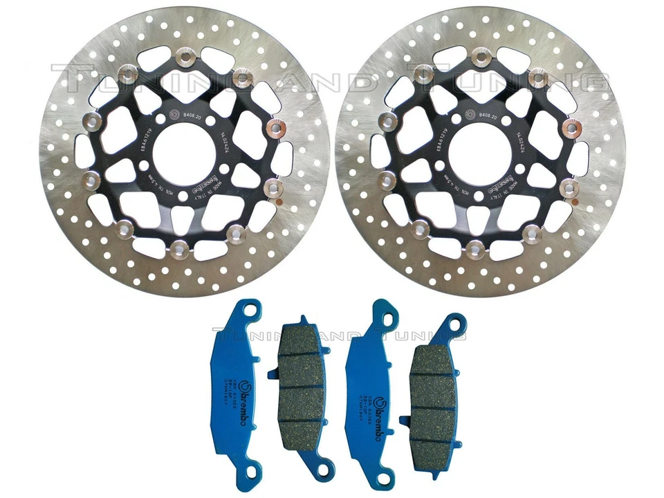 Disques frein avant BREMBO+Plaquettes CC POUR SUZUKI SV 650/S 1999 2000>2002 - Photo 1/1
