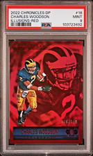 2022 Chronicles Draft Picks Illusions 18 Charles Woodson Red Prizm PSA 9 #/149