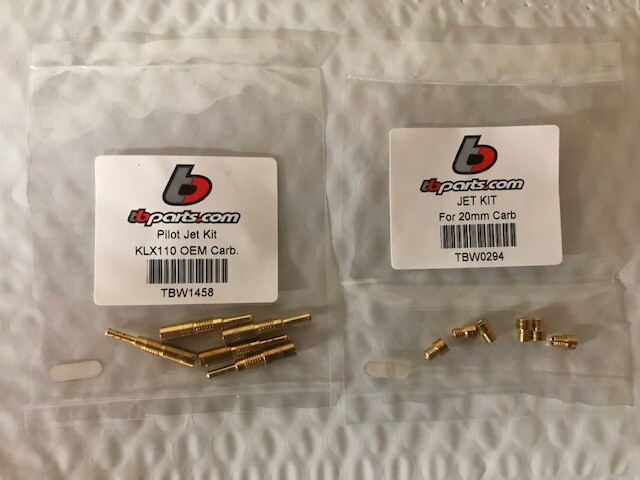Honda TRX90 Pilot & Main Jet Kit TRX90X Jets Complete Slow Jets TB New