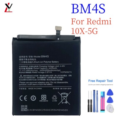 BM4S Li-ion Polymer Battery for Xiaomi Redmi 10X 5G / Redmi 10X Pro 5G