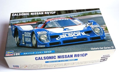 HASEGAWA 1/24 Calsonic Nissan R91CP HC-31 #21131 w/ Cartograf