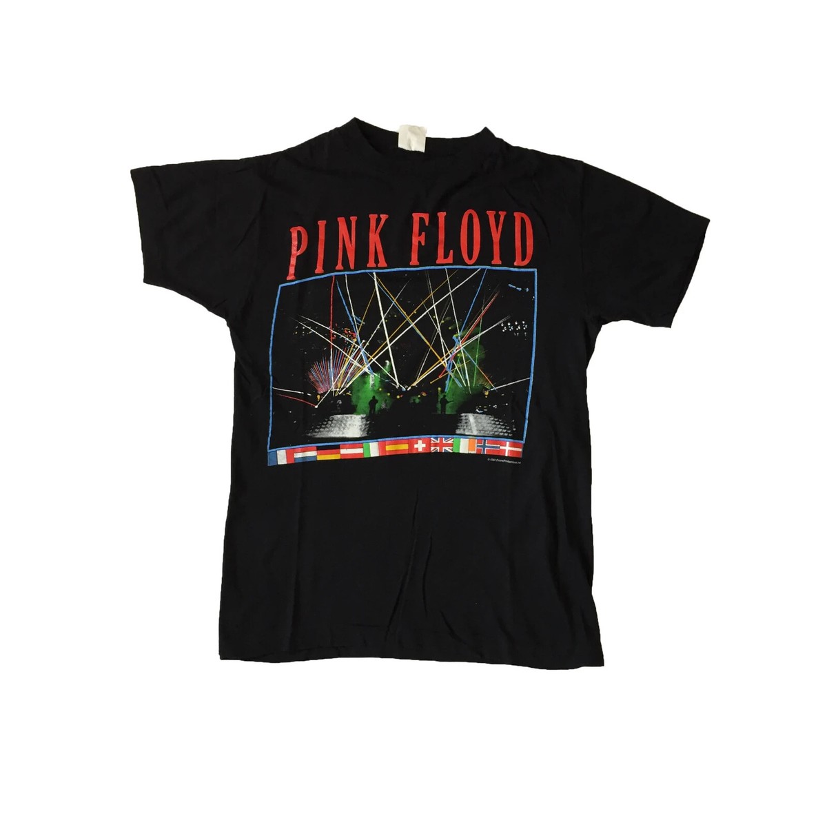 ミュージシャン 1987 Pink Floyd Promotional Baseball T