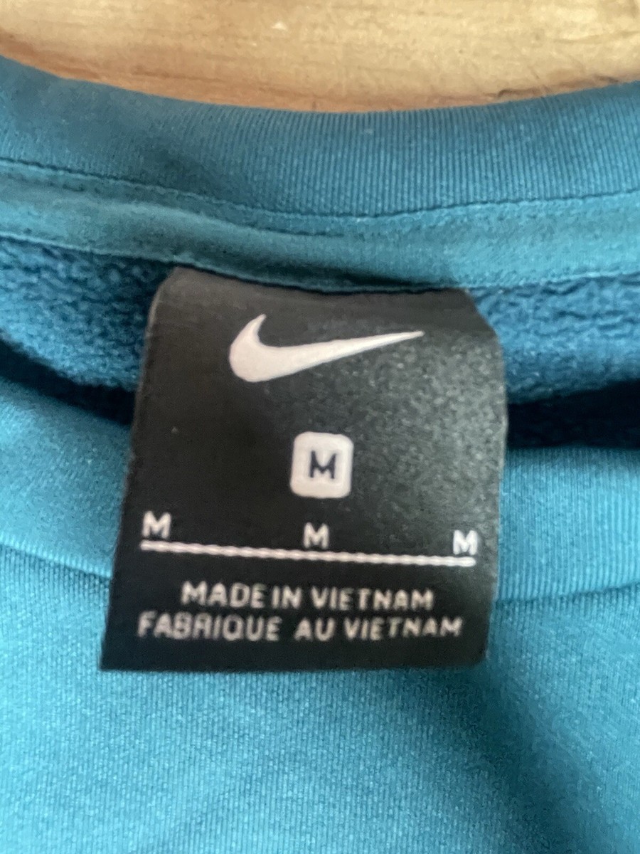 Nike Dri Fit Therma Sweatshirt Thermal Men’s Medium Blue Center Check Warm View 3