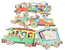 1G VTG Walt Disney Productions Casey Jr. Train Wall Decor Mickey Goofy Dumbo