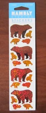1 Vintage Pack Hambly Studios Stickers Prismatic Bears and Cubs ~ New & Sealed
