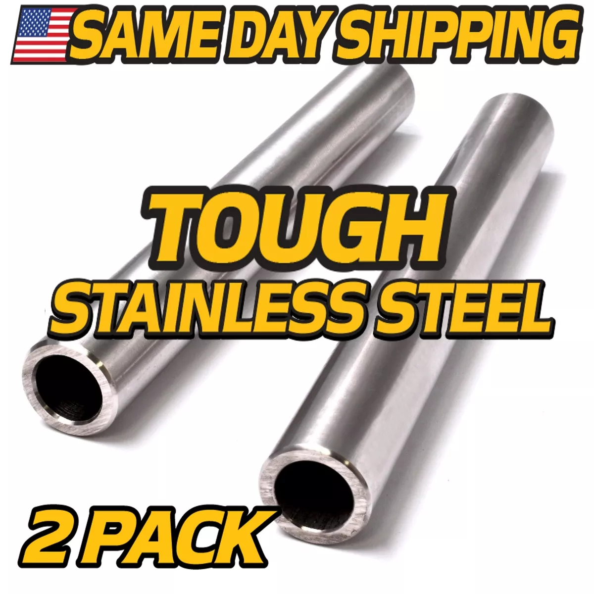 2 Pack Stainless Steel Axle fits Craftsman Z6400 Z6600 Z6900 ZS6500 ZS6700