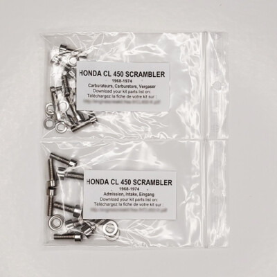 Honda CB450 CL450 CB500T Allen Bolt Kit (upper And Lower) #4132 - Foto 12