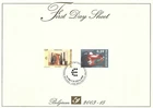 [FDS108] Belgium FDS 2003-15 Cars Wine First Day Sheet SUPERB