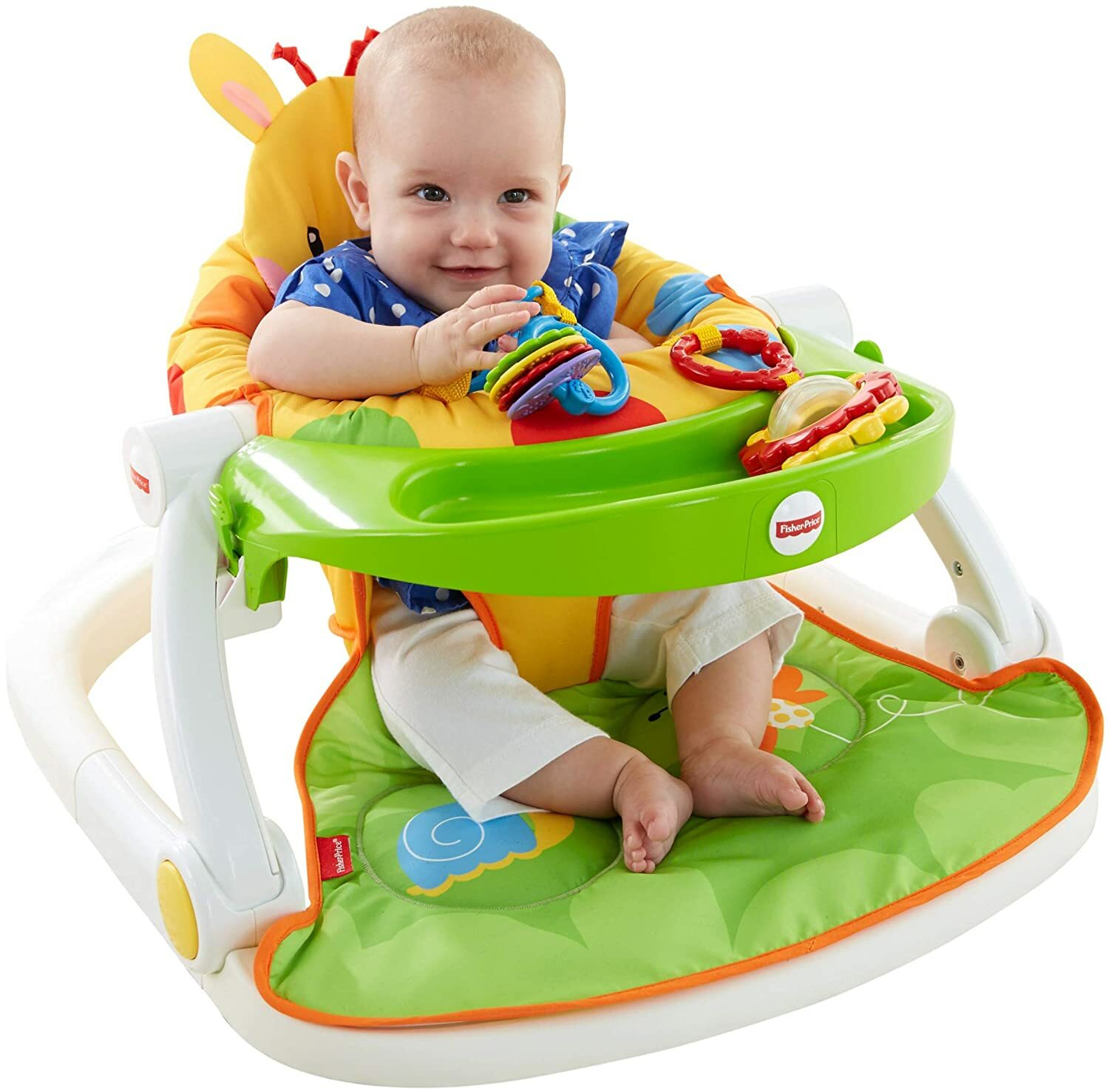 fisher price sit me up floor seat with tray lion