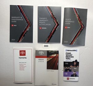 2020 Toyota RAV4 Factory Owners Owner's Manual | eBay