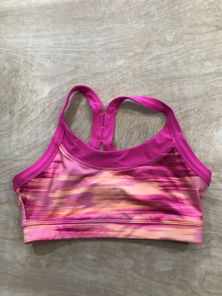 Nike -Avia -Puma - Sujetadores deportivos inalámbricos talla pequeña amarillo rosa negro lote de 3 Foto 4 de 4