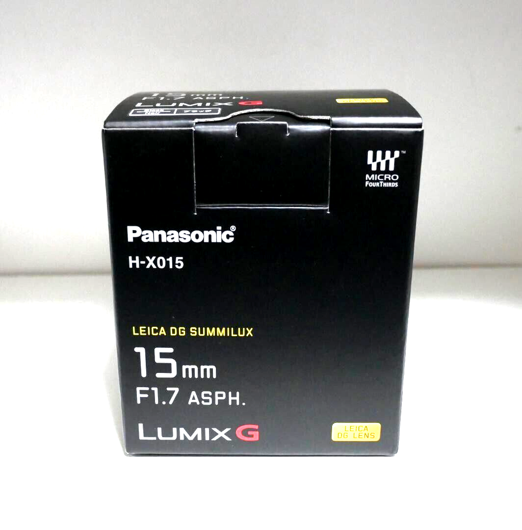 Panasonic LUMIX G LEICA DG SUMMILUX 15mm /F1.7 ASPH. H-X015-K