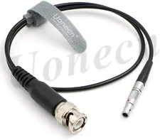 Timecode Audio Cable BNC to 4 Pin Male Flexible Cable for Red Epic Scarlet