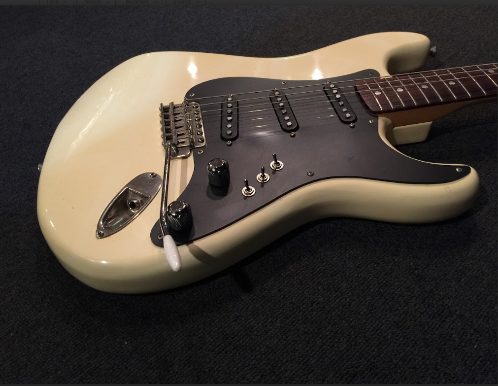 Electric Guitar Greco SE-600J WHT/R Jeff Beck Model Super Sound