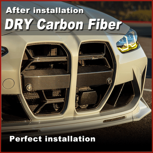 DRY Carbon Kühlergrill Nieren Grill Mit ACC für BMW G80 M3 G82 G83 M4 2021-2024 - Bild 5 von 13