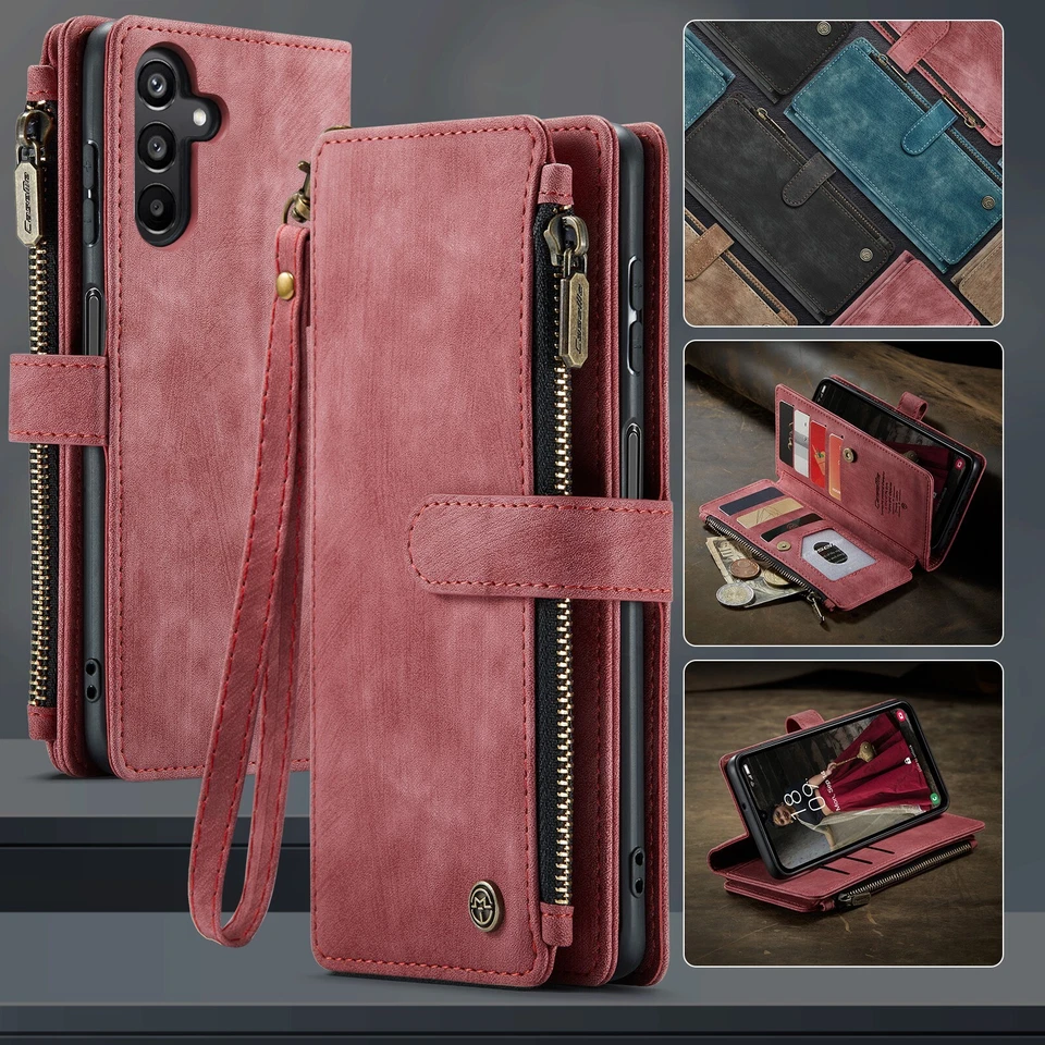 CaseMe Wallet Case For Samsung Galaxy A12 A13 A14 A15 A16 S25 Ultra S24 S23 S22+ Foto 2 de 4