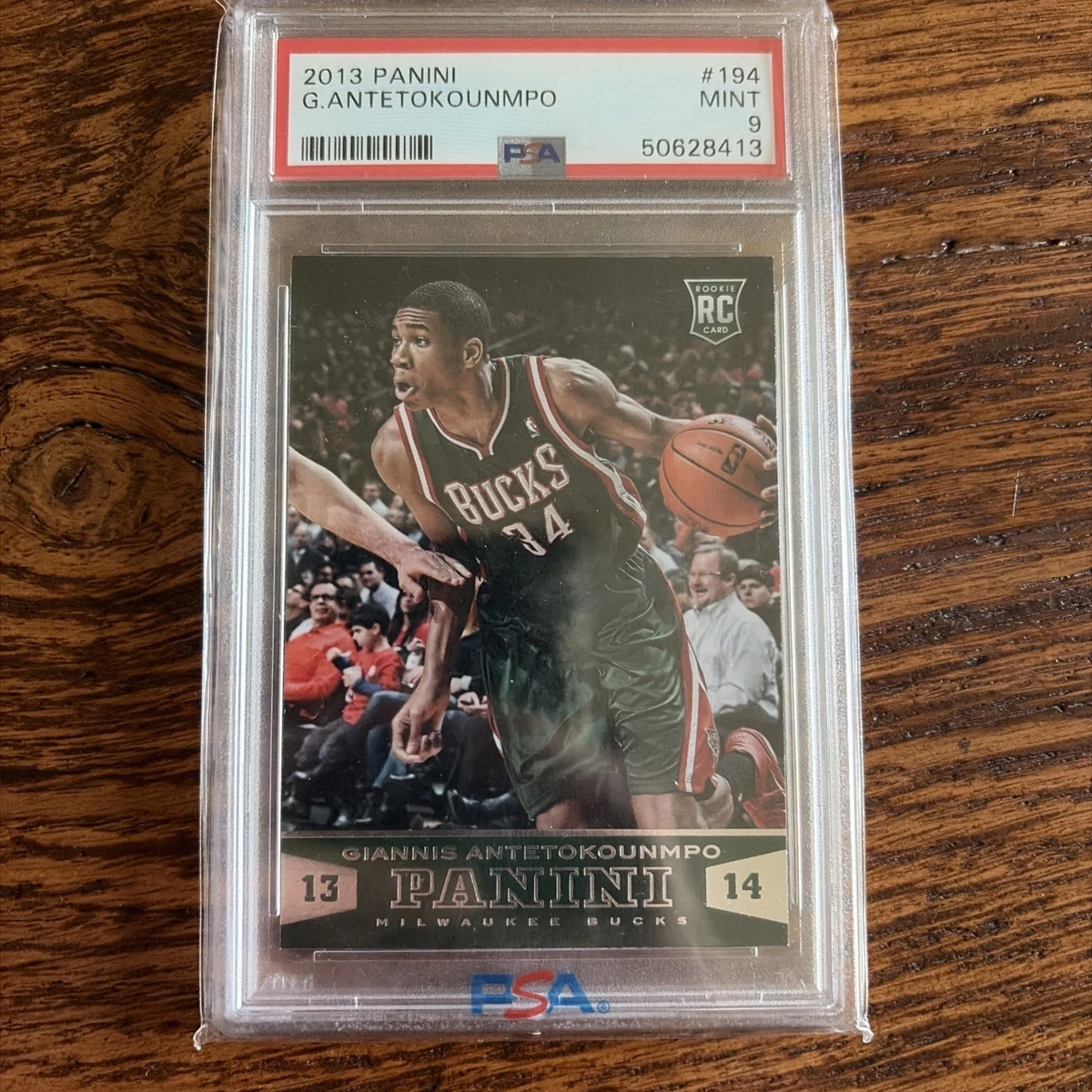 Giannis Antetokounmpo Basketball Grade 9 Rookie Sports Trading