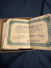 Vintage KEYS Stereo Binocular Viewer w/ Box Lifetime Guarantee 3D Viewer