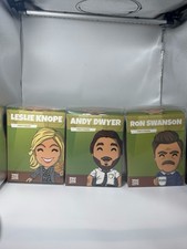 Youtooz: Parks and Recreation - FULL SET - Leslie, Ron, Andy - Box Wear